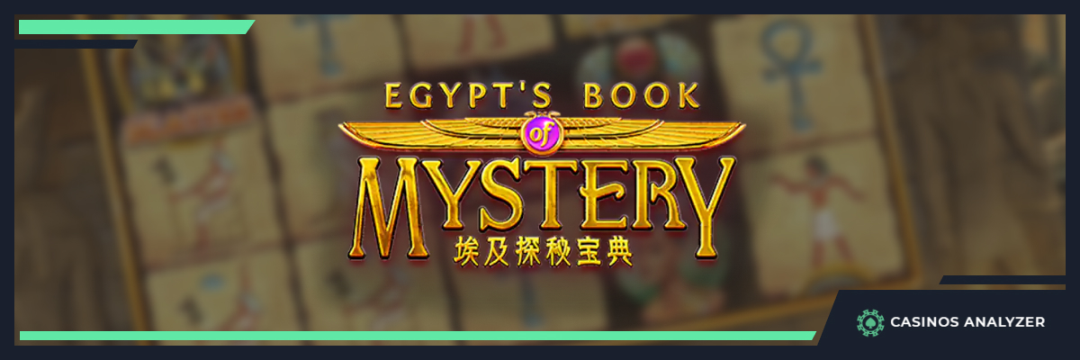 Jogue Egypt's Book of Mystery Online, 96,75% RTP
